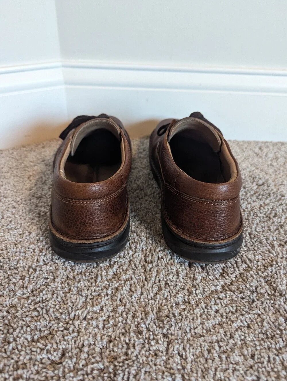 Birkenstock Memphis Brown Leather Oxfords EU 43